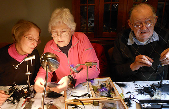 Tying flies for Casting for Recovery