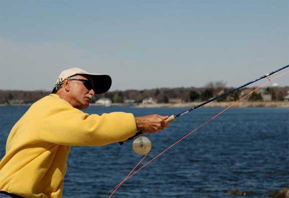 Lou Tabory and Westport Outfitters are joining forces on fly-casting classes this spring.