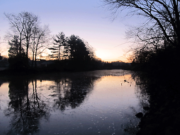 The Saugatuck River by Ron Merly