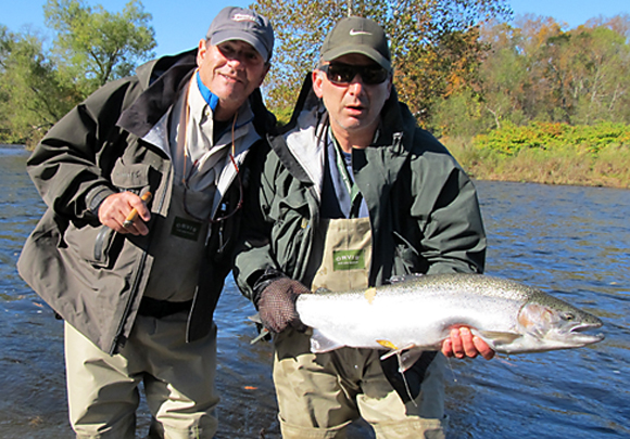 Nice Housatonic River rainbow caught recently outside of the TMA. Don't be afraid to explore!